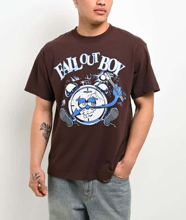 Brooklyn Projects x Fall Out Boy Time Brown T-Shirt