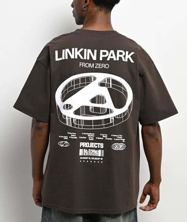 Brooklyn Projects x Linkin Park Brown T-Shirt