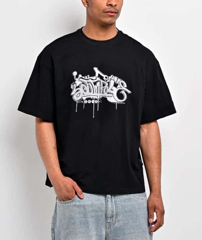 Southpole Legacy Rhinestone Black T-Shirt